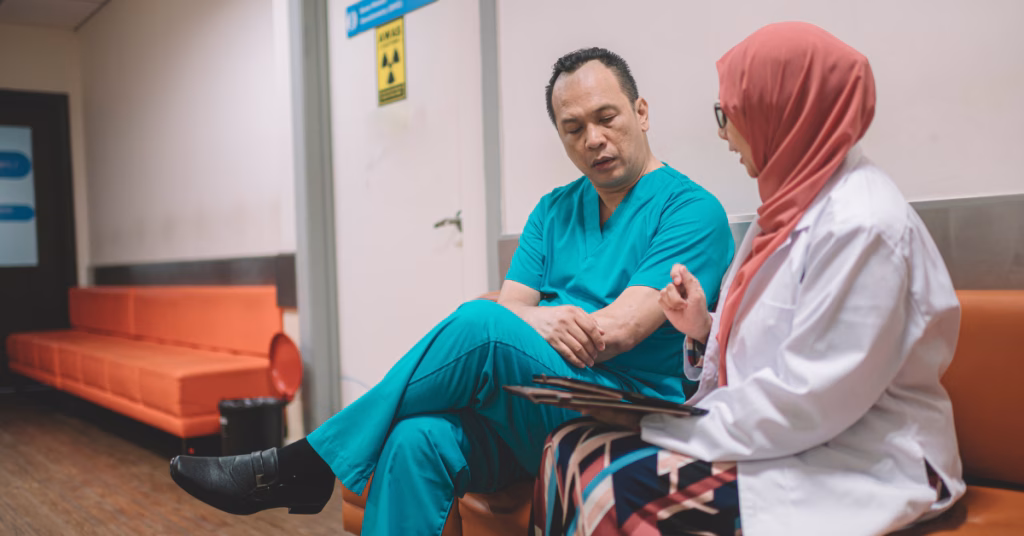 an indonesian male patient seeking second opinion from a malaysian doctor in kuala lumpur