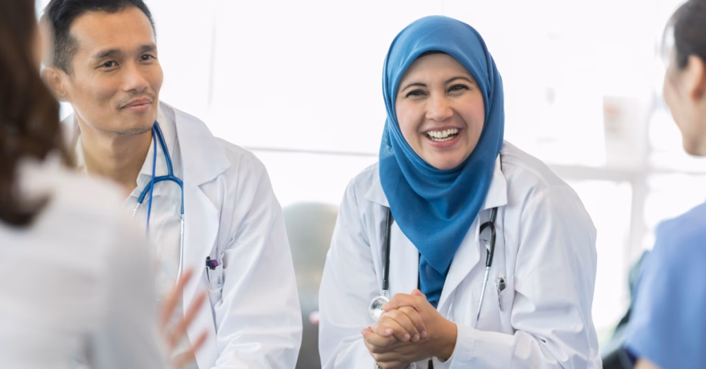 malaysian doctors having a meeting